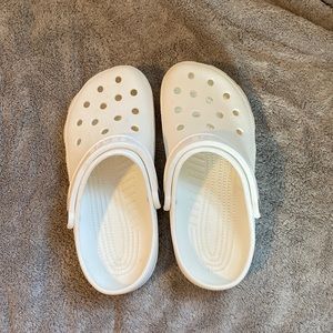 White women’s CROCKS